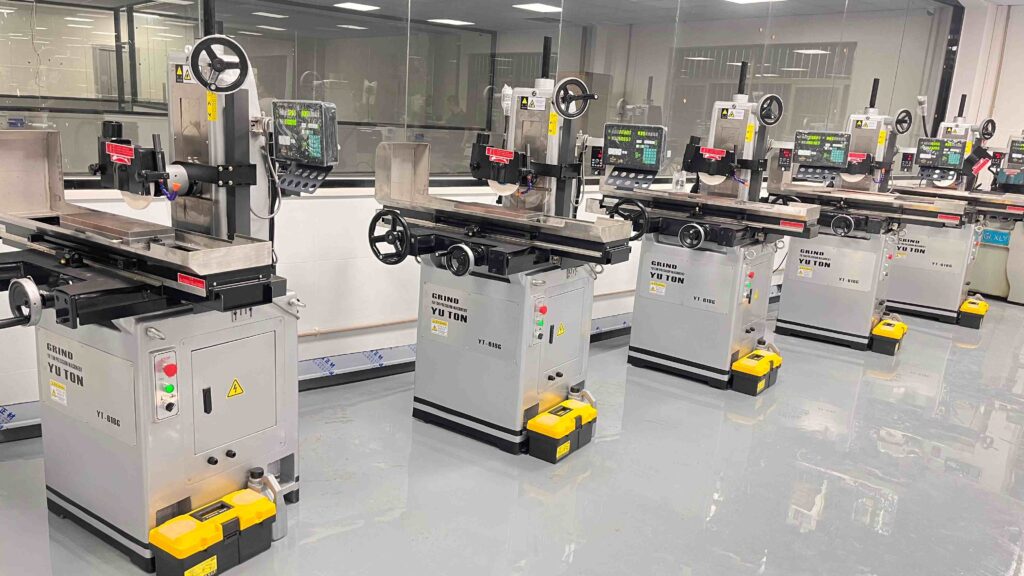 Metal surface finishing application in industrial manufacturing