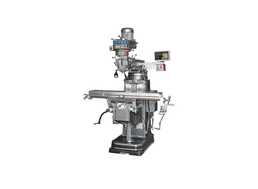 YUTON Vertical 3 manual knee-type milling machine with variable spindle speed control