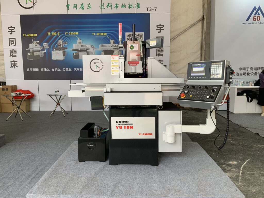 YUTON CNC precision grinder ensuring low surface roughness on metal parts