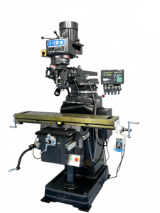 YUTON Vertical 2 turret milling machine with power feed table for consistent material removal