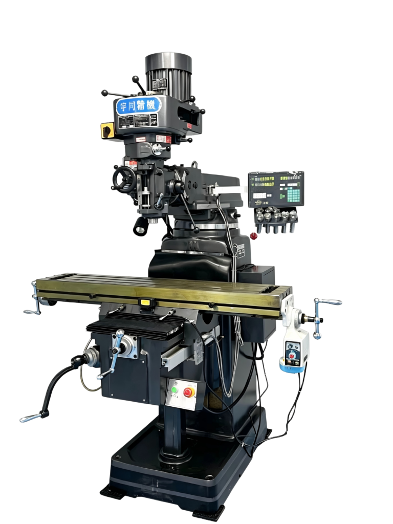 YUTON Vertical 2 manual vertical milling machine with adjustable spindle travel for workshop tasks