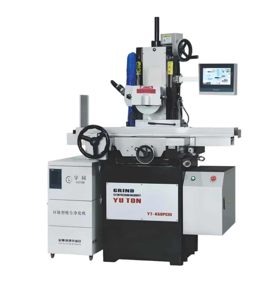 YUTON YT-450PCIII PLC-controlled surface grinding machine with programmable cycle settings