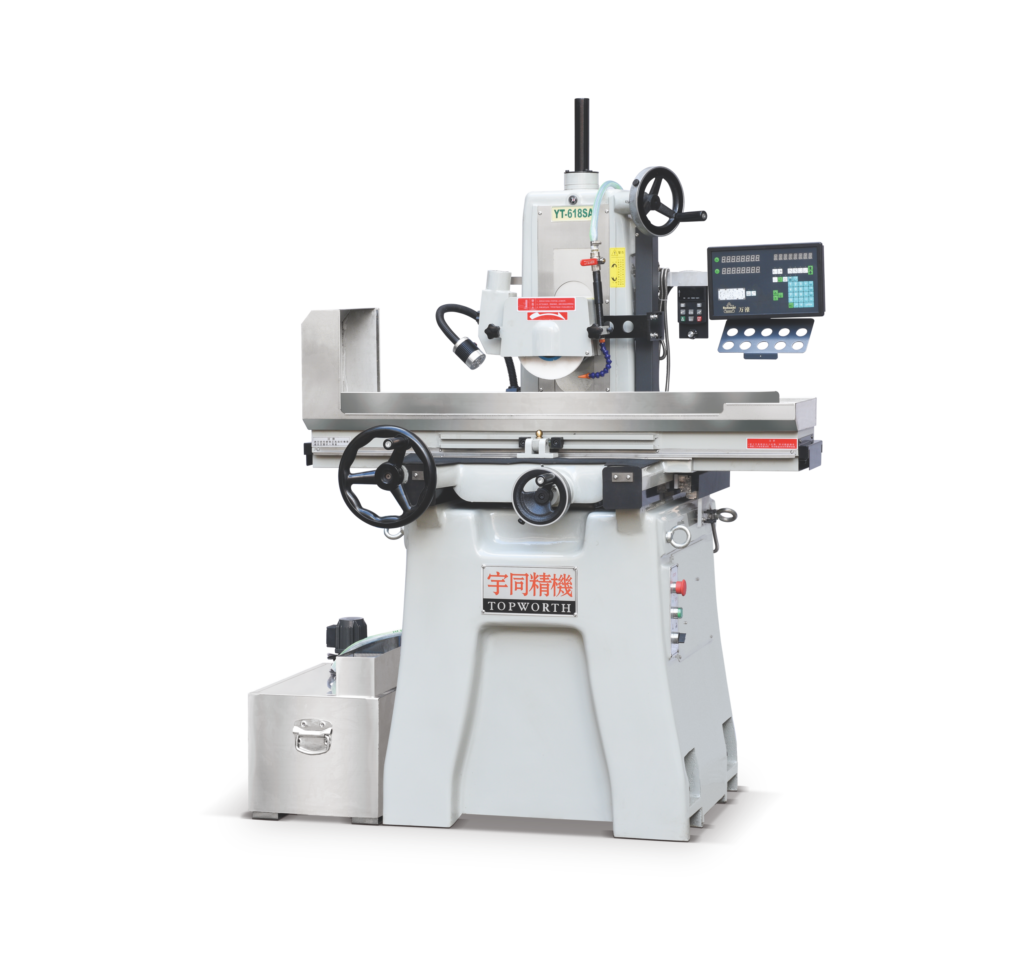 YUTON YT-618SA surface grinding machine with cross-handle table for fine adjustment of workpieces