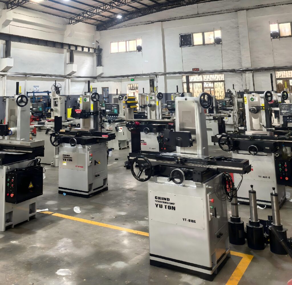 YUTON factory workshop assembling manual slot grinding machine