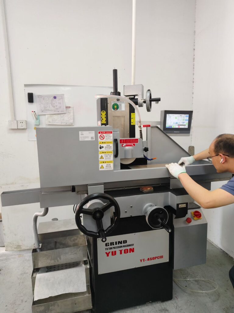 Quality inspection by surface grinder manufacturer