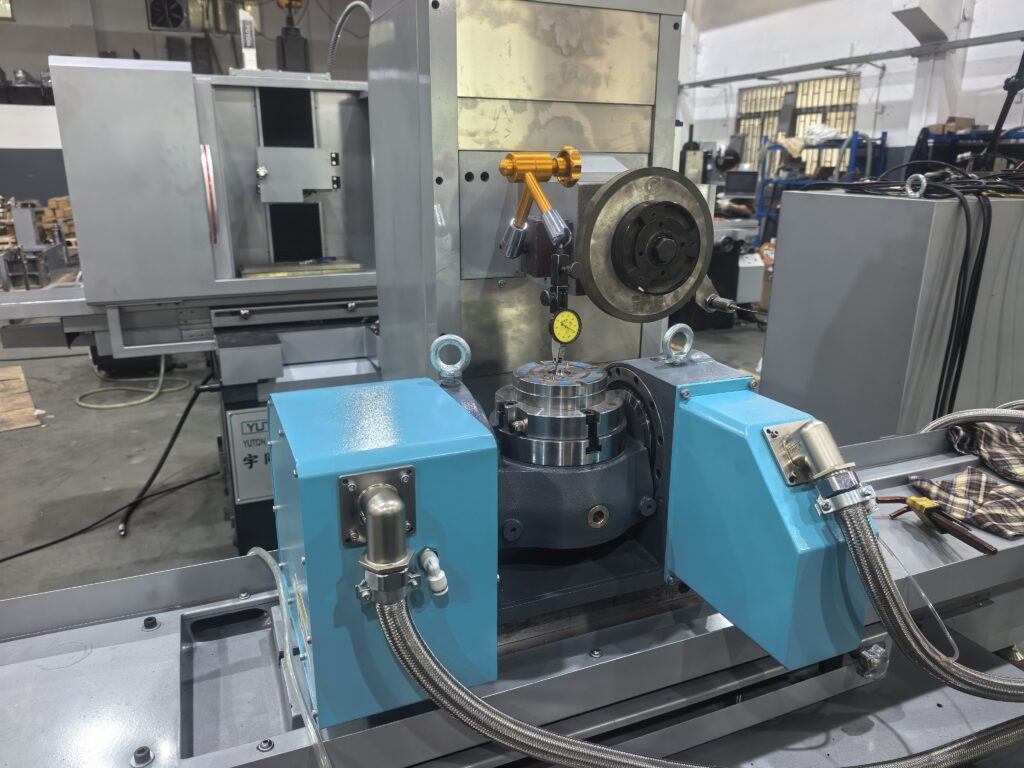 Surface grinding tolerance verified by flatness inspection using a dial indicator