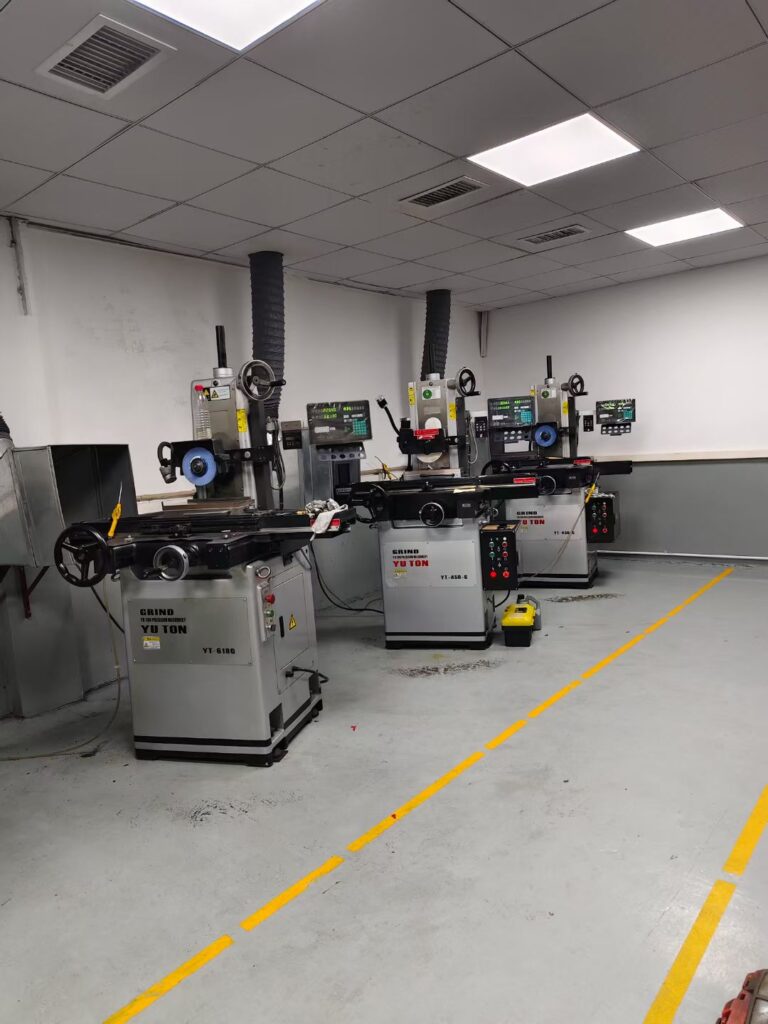 Multiple YUTON precision surface grinders installed and commissioned at customer factory floor