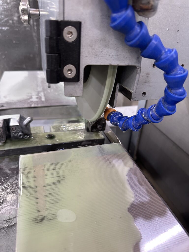 Grinding wheel dressing techniques using a diamond dresser on a surface grinder