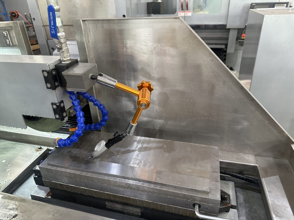 Diamond wheel grinding guide demonstrating surface finish inspection after precision grinding
