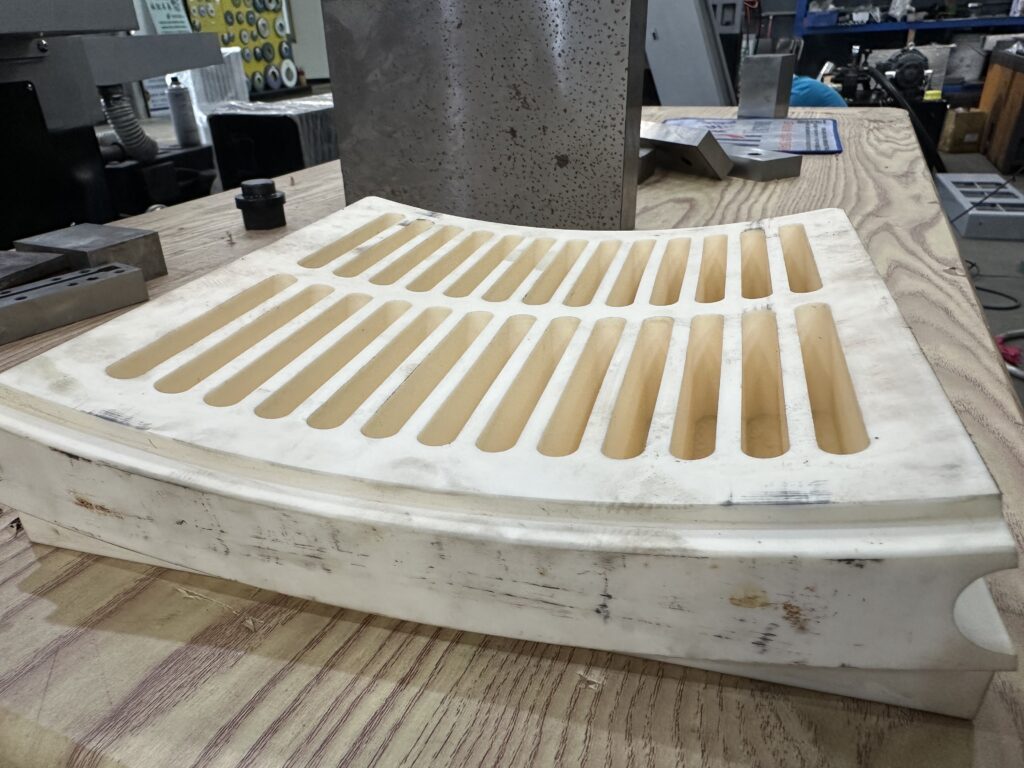 CNC ceramic surface grinding applied to alumina zirconia and silicon nitride components