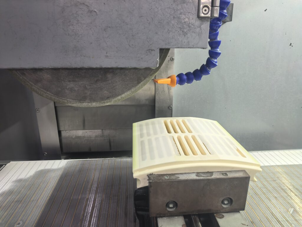 Surface grinding vs lapping comparison showing two precision finishing processes