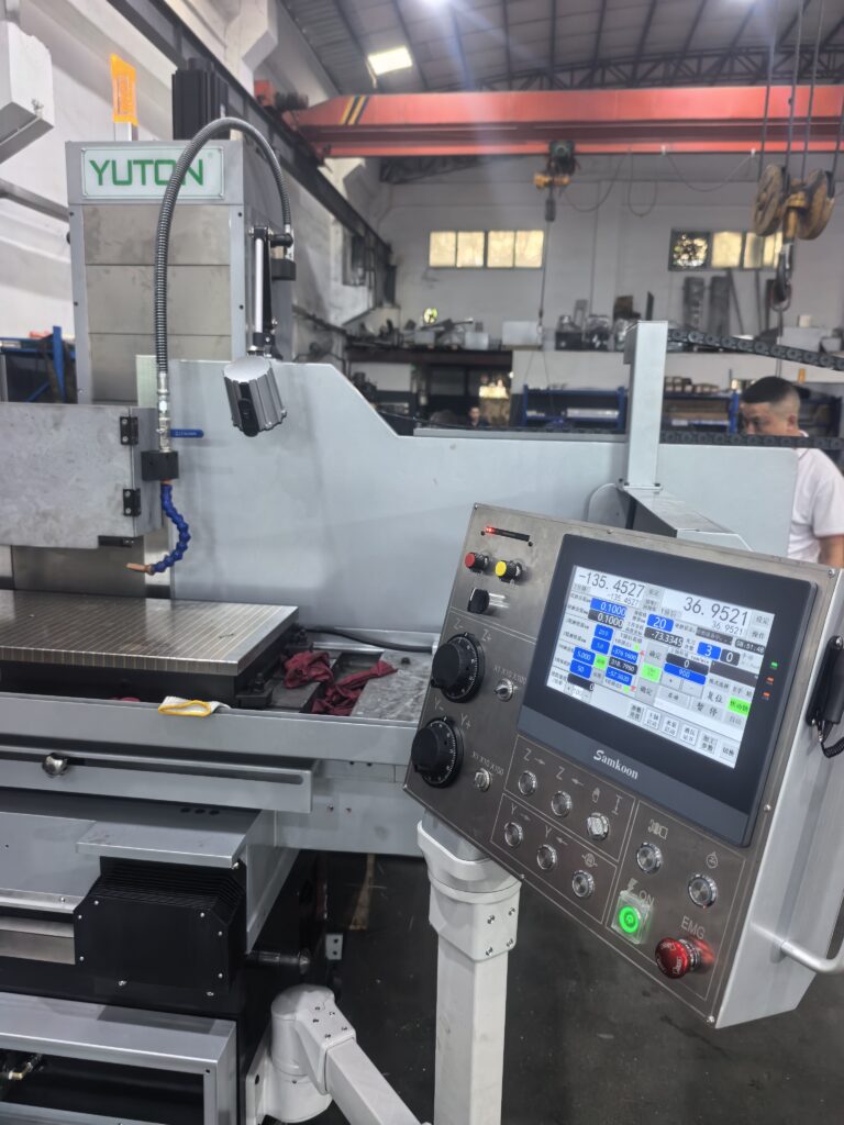 Surface grinding for stainless steel in a precision manufacturing workshop using a CNC surface grinder