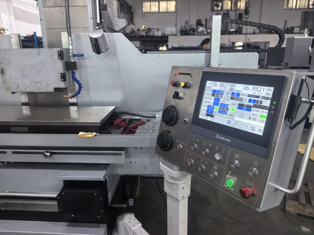 Surface grinder vibration troubleshooting by optimizing grinding parameters