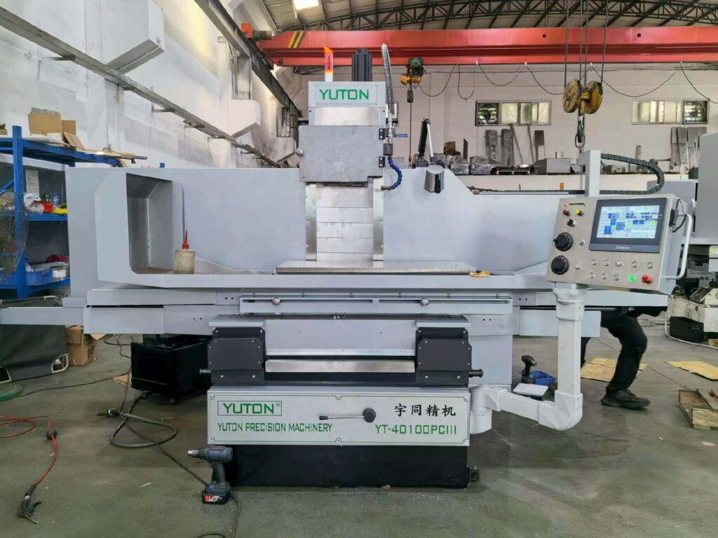 Surface grinder for die making machining hardened D2 and M2 tool steel components