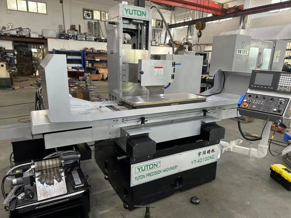 Adaptive grinding control system with AI algorithms and sensor feedback for CNC grinding machines