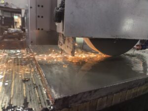 Surface grinding for copper components using precision surface grinder