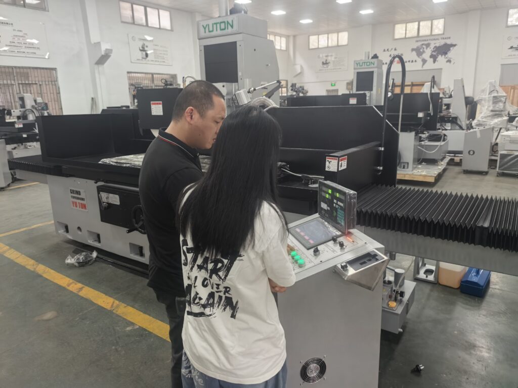 Surface grinder Vietnam market with precision grinding machine in manufacturing factory