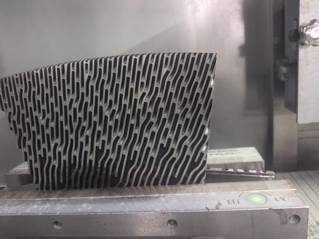 Surface grinder for gears machining precision gear components in manufacturing factory