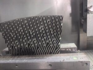 Surface grinder for gears machining precision gear components in manufacturing factory