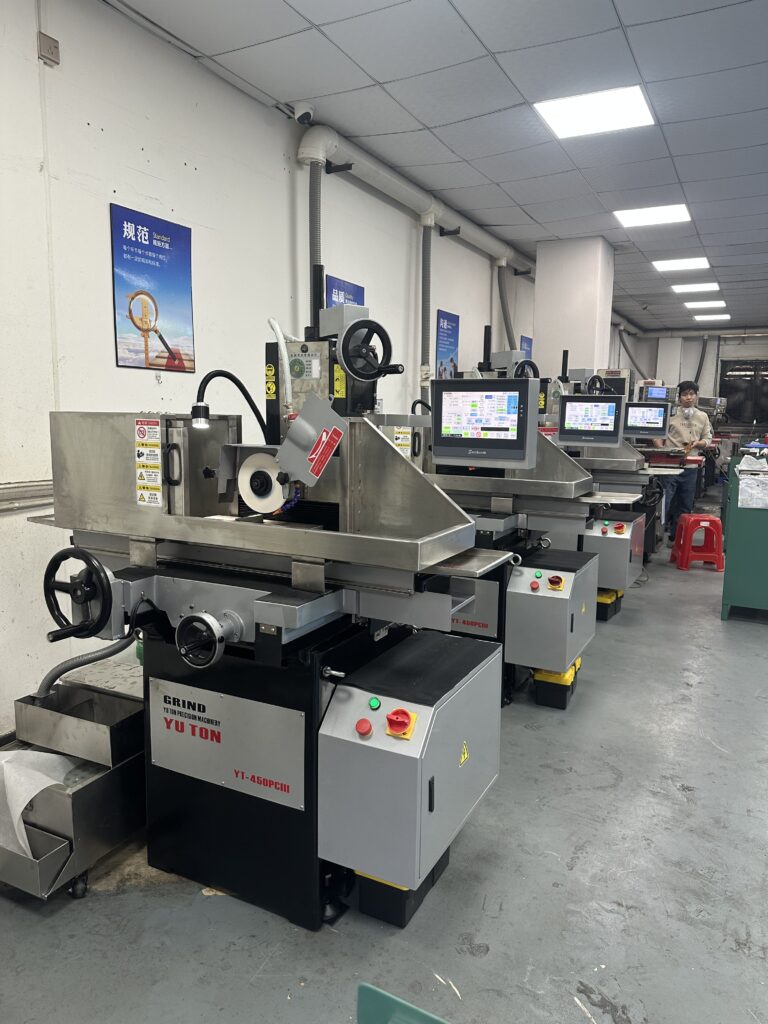 YUTON surface grinders installed in customer factory for precision production