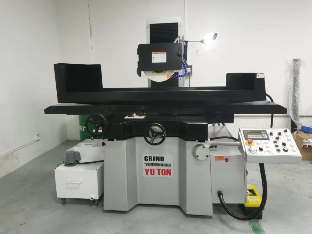 Surface grinding for tool steel using PLC surface grinder for precision machining